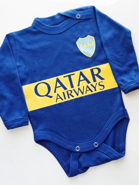 Body de Bebe Personalizado Boca Juniors