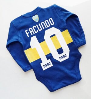 Body de Bebe Personalizado Boca Juniors