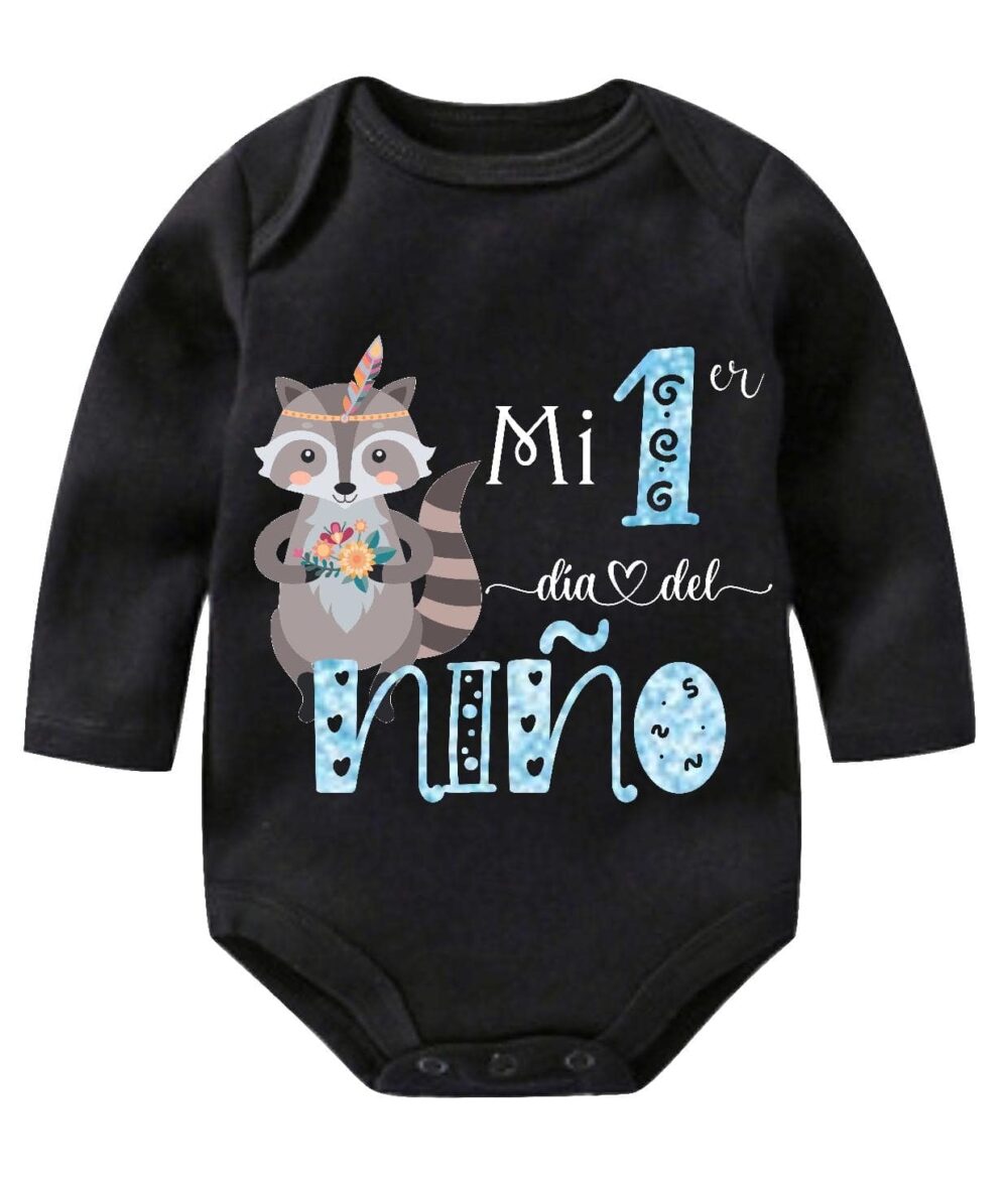 Body de Bebe Personalizado Mapache