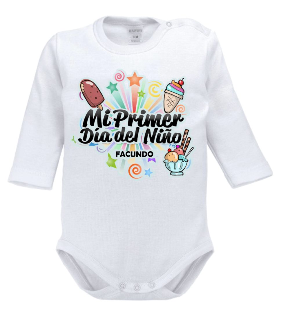 Body de Bebe Personalizado DÍA DEL NIÑO