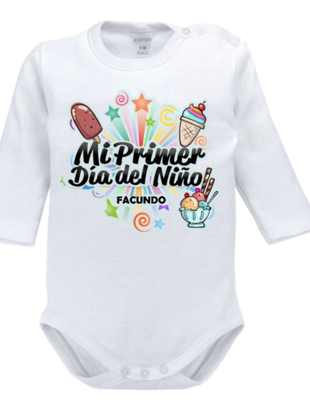 Body de Bebe Personalizado DÍA DEL NIÑO