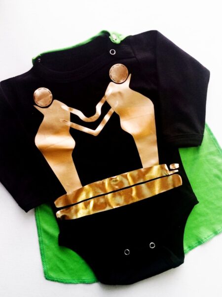 Body de Bebe Personalizado Loki con capa