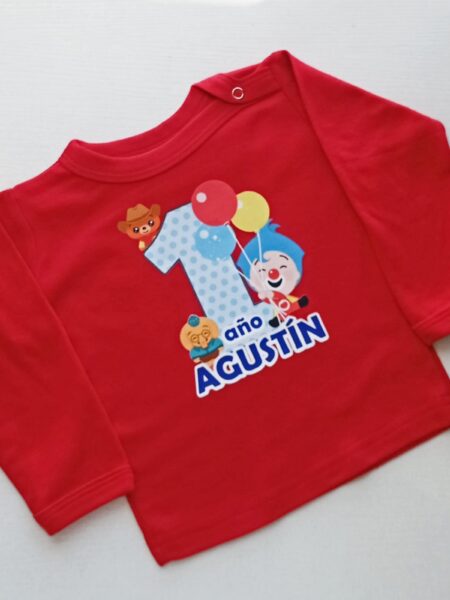 Polera de niño/niña Cumpleaños Plim Plim