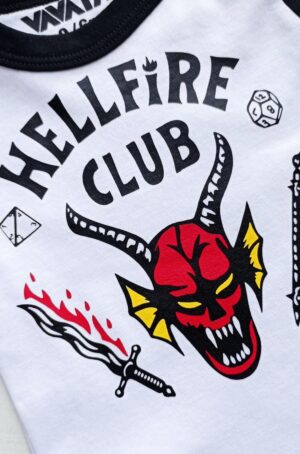 Body de Bebé Stranger Things Hellfire Club BN