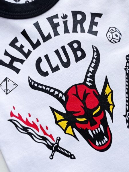 Body de Bebé Stranger Things Hellfire Club BN