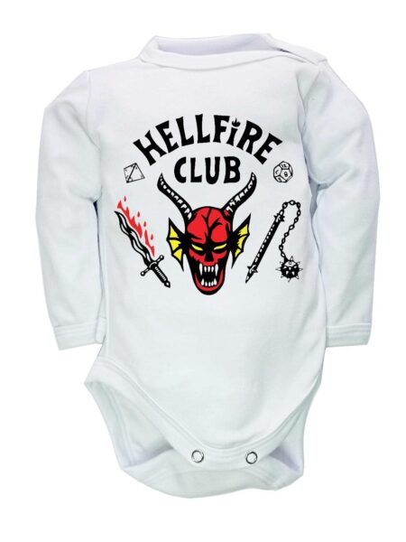 Body de Bebé Stranger Things Hellfire Club