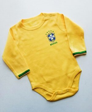 Body de bebé deportivo Selección Brasil Qatar 2022