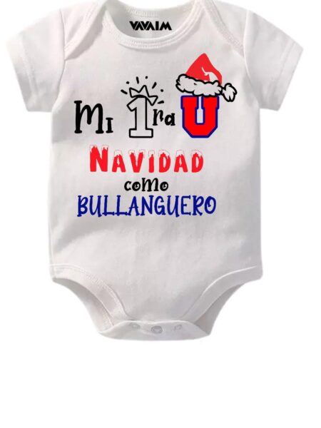 Body de Bebé Primera Navidad como Bullanguero