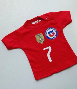 Polera de niño/niña Selección Chilena MODELO BICAMPEÓN