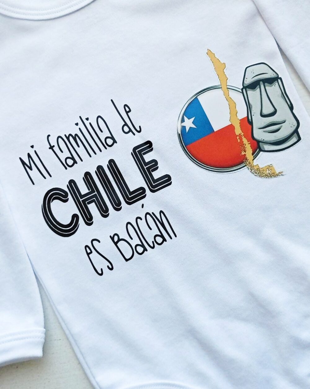 Body de Bebé Mi familia de Chile