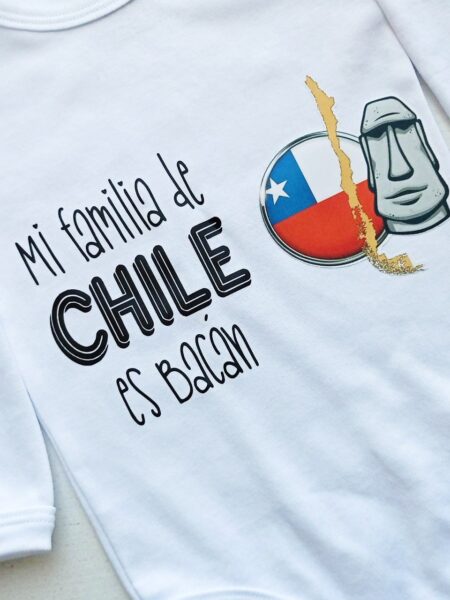 Body de Bebé Mi familia de Chile