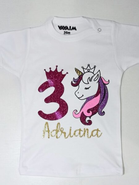 Polera de niña Unicornio