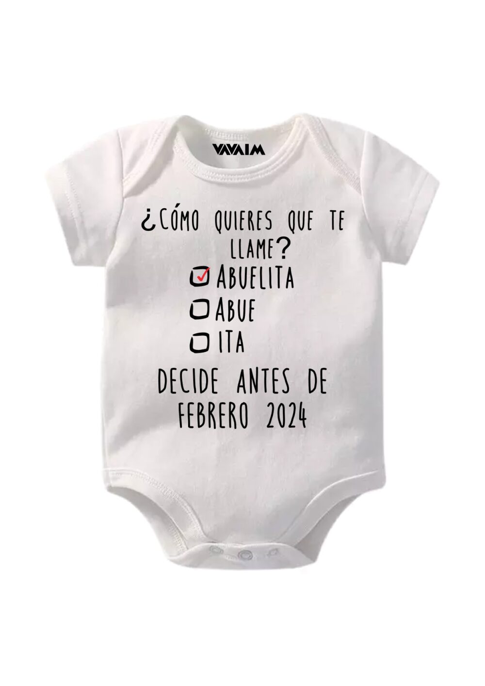 Body de Bebé Futura Abuela