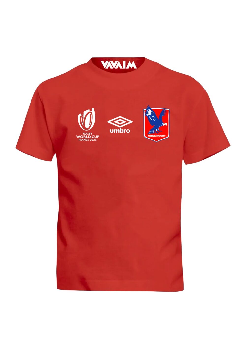 Polera de niño/niña Chile Rugby Talla 4 a 10