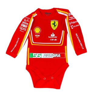 Body o Polera de bebé Fórmula 1. Ferrari 2024