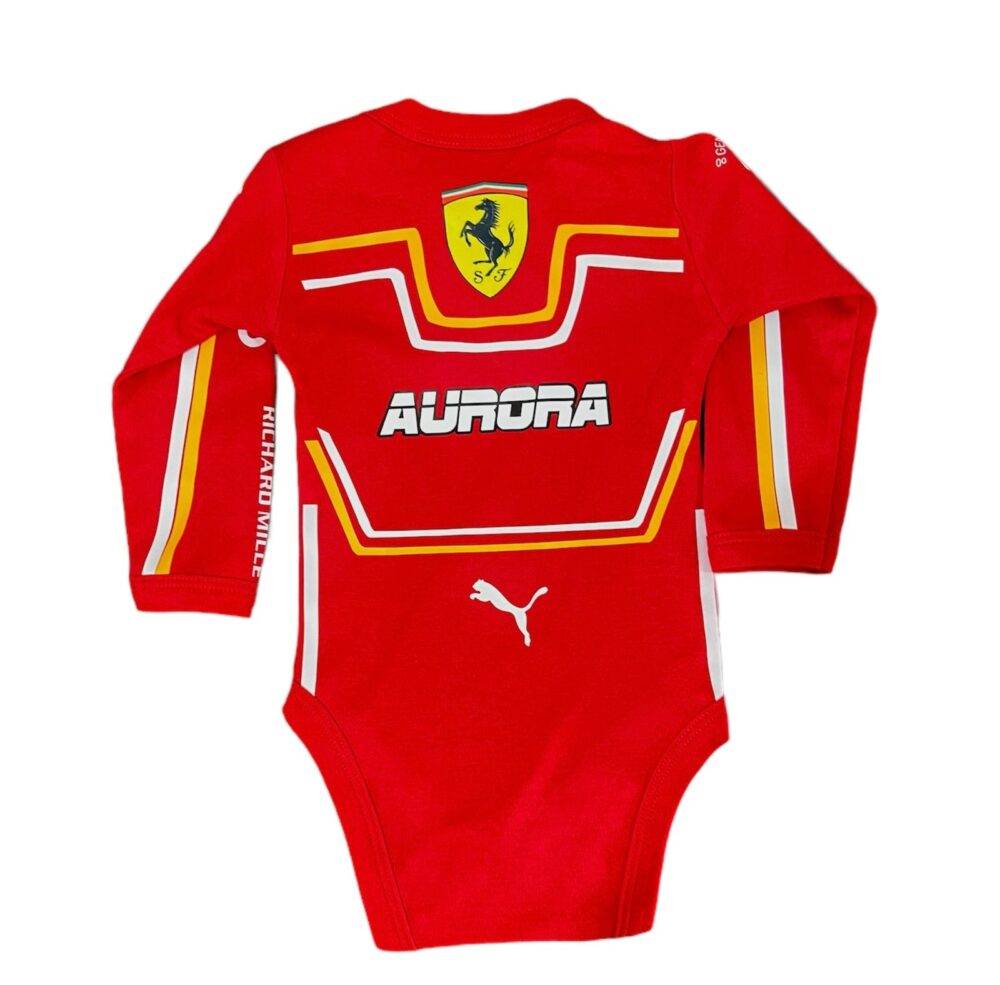 Body o Polera de bebé Fórmula 1. Ferrari 2024