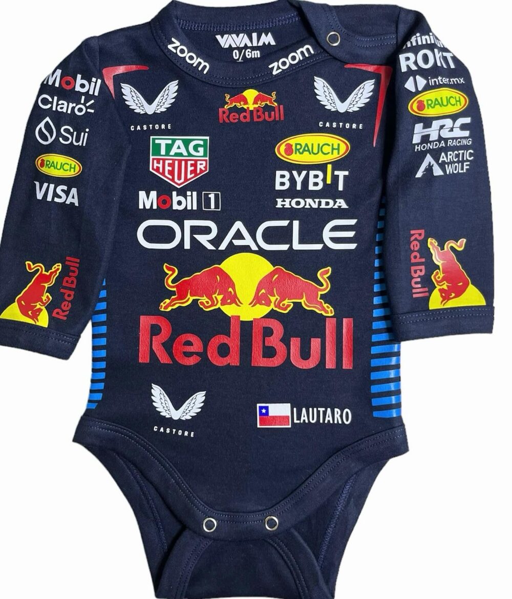 Body o Polera de niño/niña REDBULL modelo 2024