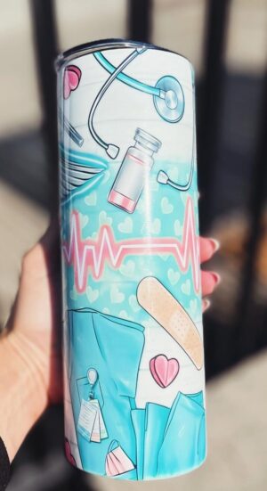 Vaso Térmico Diseño Temática Medicina