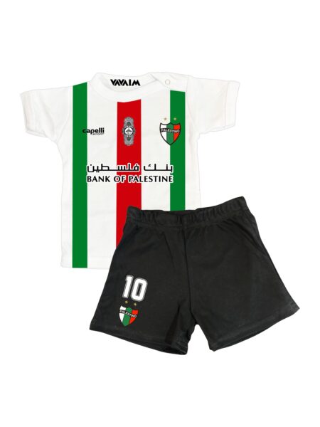 Conjunto Bebé. Short+ Polera o Body Club Deportivo Palestino