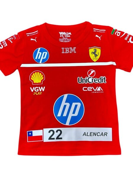 Polera de niño/niña 0 meses T12 FERRARI 2025