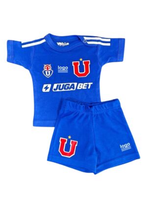 Conjunto Bebé. Short+ Polera o Body Universidad de Chile 2025