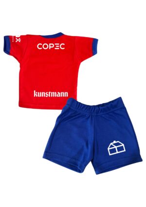 Conjunto Bebé. Short+ Polera Selección de rugby de Chile