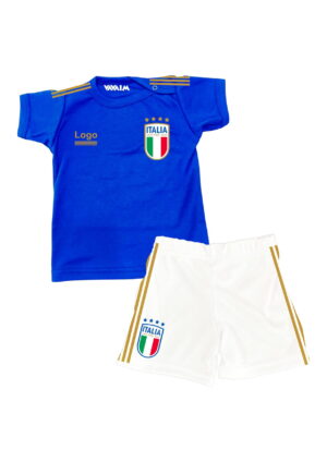 Conjunto Bebé. Short+ Polera o Body Selección de fútbol de Italia