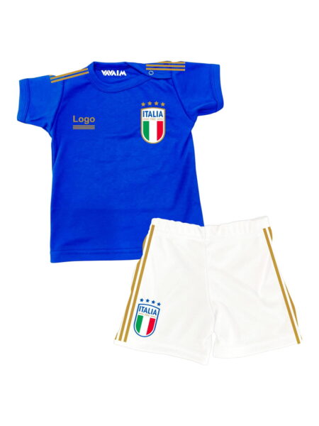 Conjunto Bebé. Short+ Polera o Body Selección de fútbol de Italia