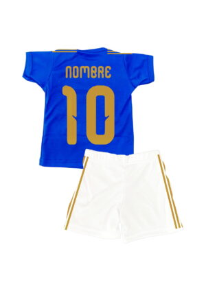 Conjunto Bebé. Short+ Polera o Body Selección de fútbol de Italia