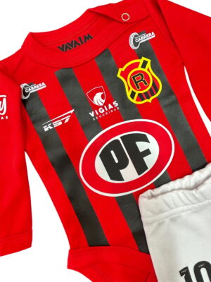 Conjunto Bebé. Short+ Polera o Body Club Social de Deportes Rangers