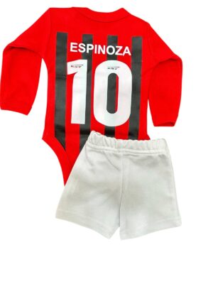 Conjunto Bebé. Short+ Polera o Body Club Social de Deportes Rangers