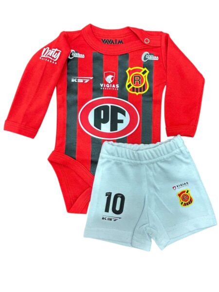 Conjunto Bebé. Short+ Polera o Body Club Social de Deportes Rangers