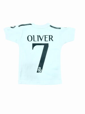 Body o polera de bebé deportivo Real Madrid