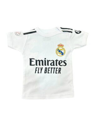 Body o polera de bebé deportivo Real Madrid