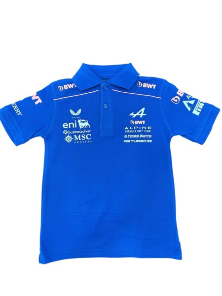 Polera PIQUE de niño/niña Franco Colapinto Alpine F1 Team 2026