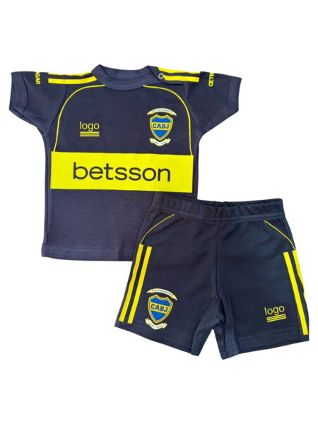Conjunto Bebé. Short+ Polera o Body Club Atlético Boca Juniors 2026